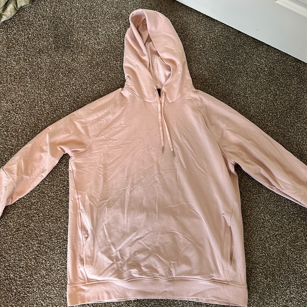 Lululemon City Sweat, size XL. Color light pink. Very minimally worn